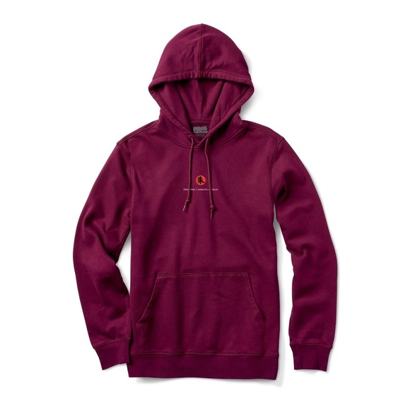 Primitive x Naruto Itachi Burgundy Hoodies - Picture 2 of 3
